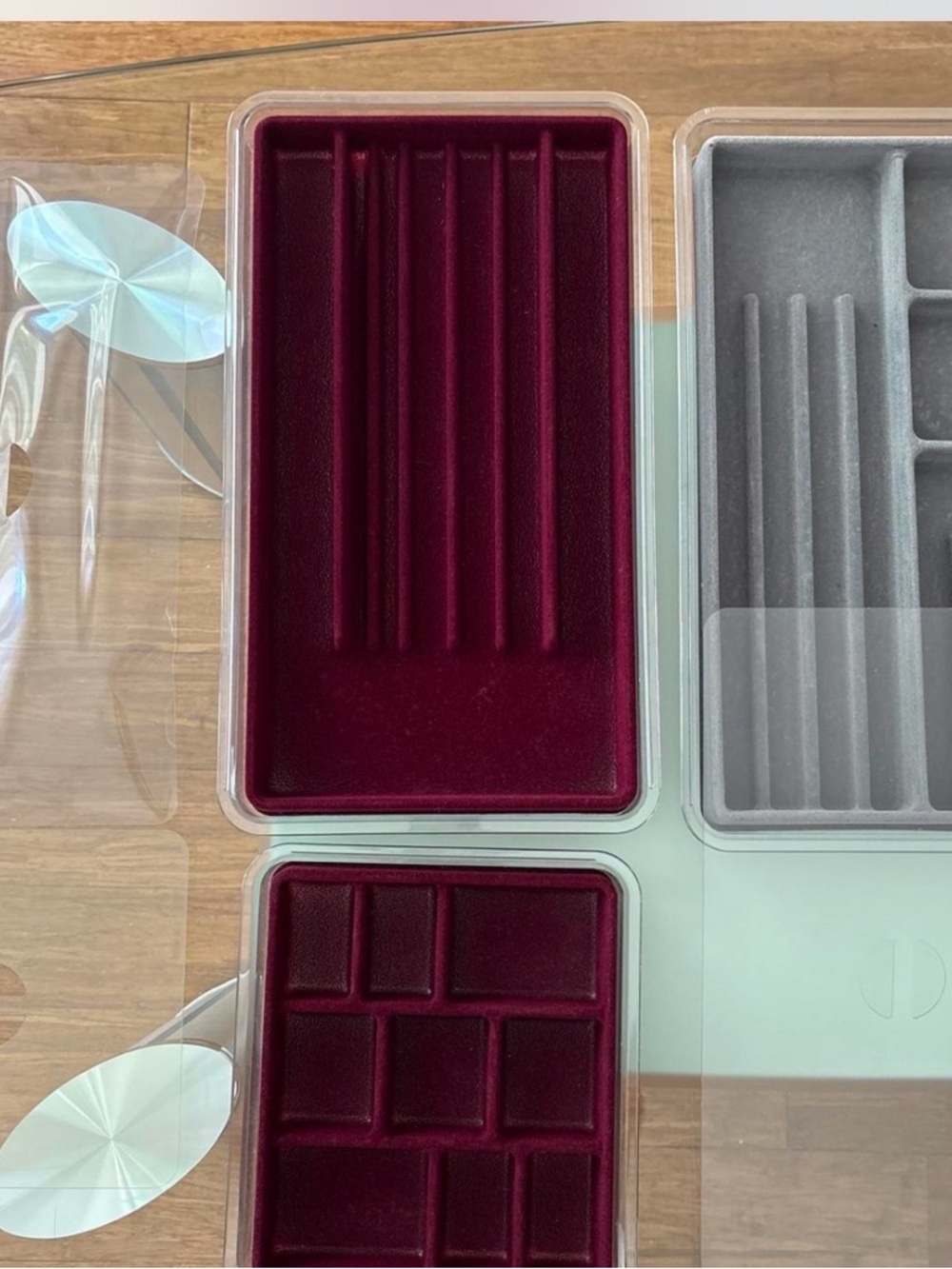 Velvet Jewelry Tray Organizer Insert Bundle